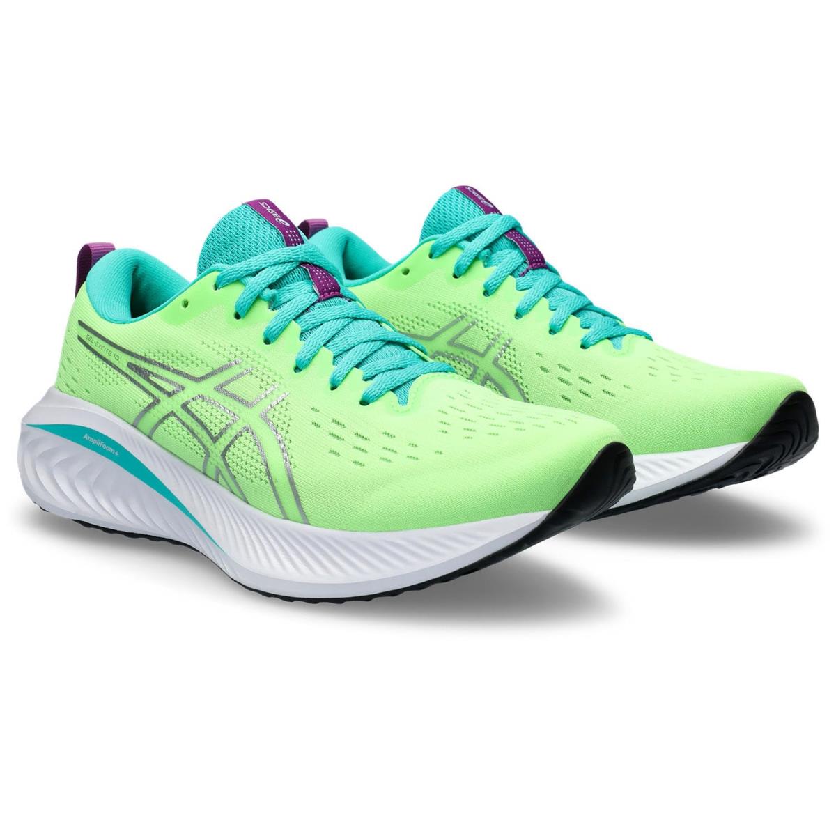Woman`s Sneakers Athletic Shoes Asics Gel-excite 10 Illuminate Green/Pure Silver
