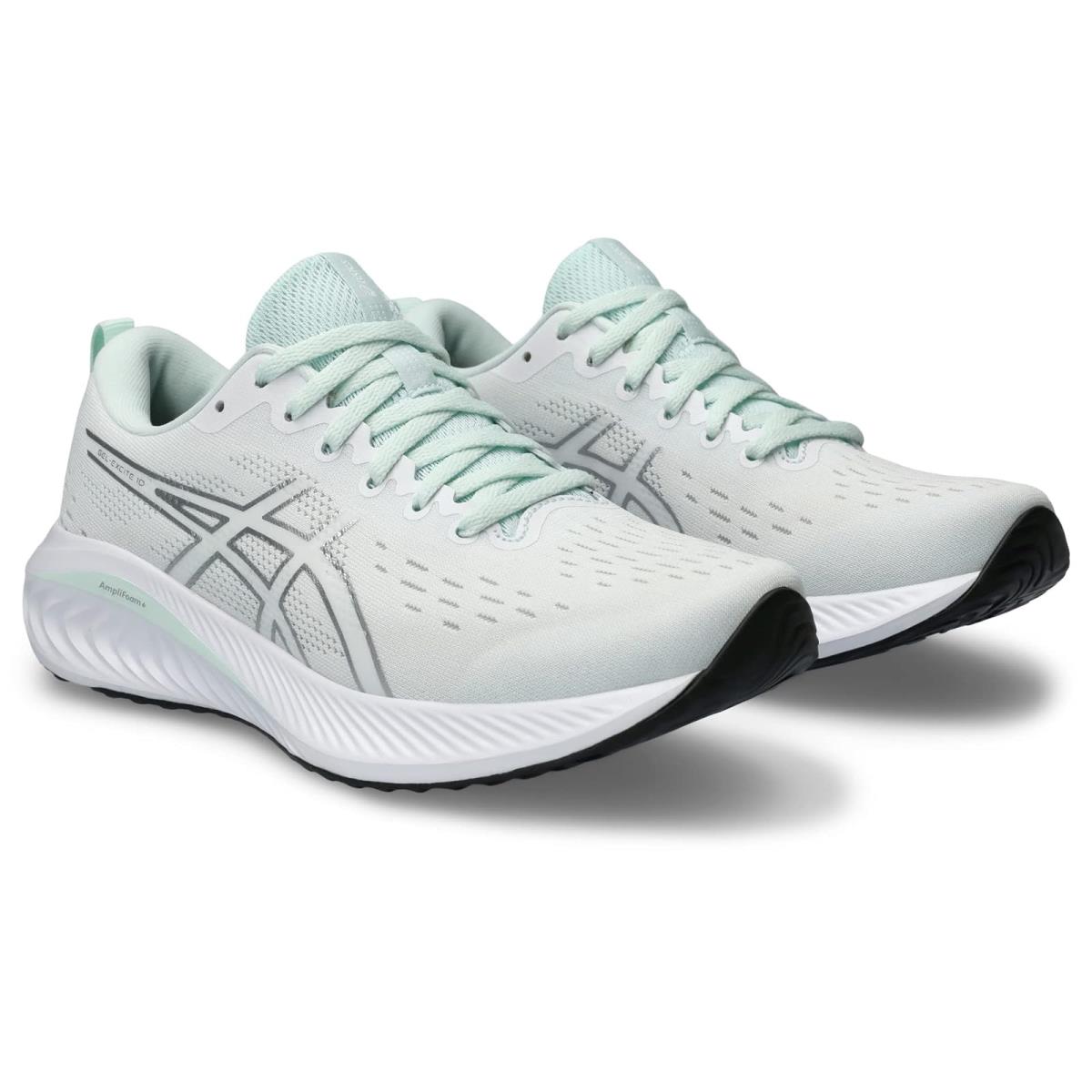 Woman`s Sneakers Athletic Shoes Asics Gel-excite 10 White/Pure Silver