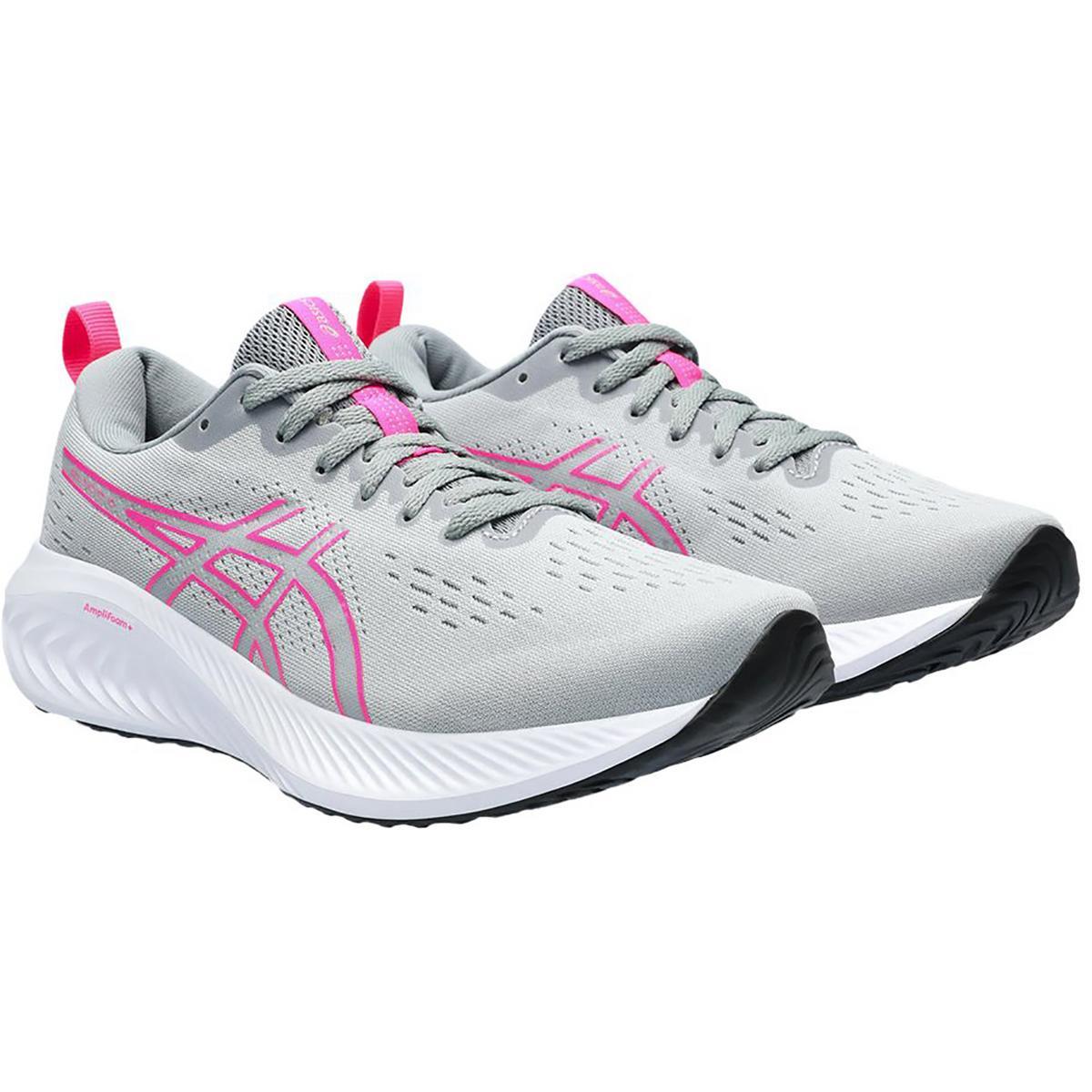 Asics Womens Gel-excite 10 Fitness Running Training Shoes Sneakers Bhfo 3243 Piedmont Grey/Hot Pink