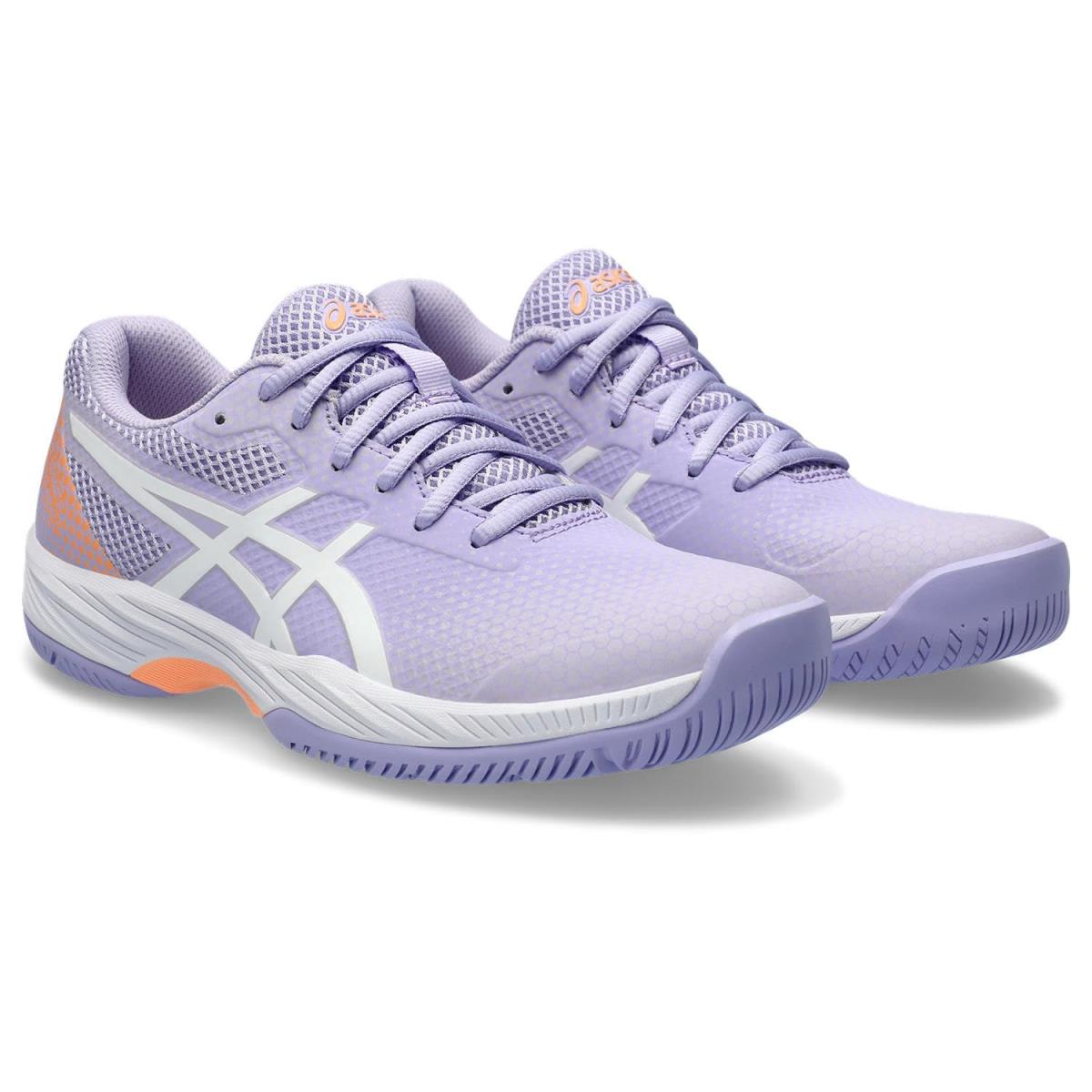 Woman`s Sneakers Athletic Shoes Asics Gel-game 9 Pickleball - Violet Light/White