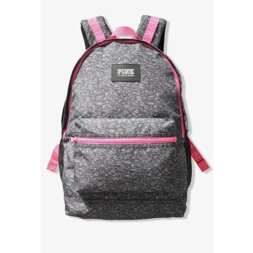 Victoria Secret`s Pink Campus Backpack Heather Anthracite Grey
