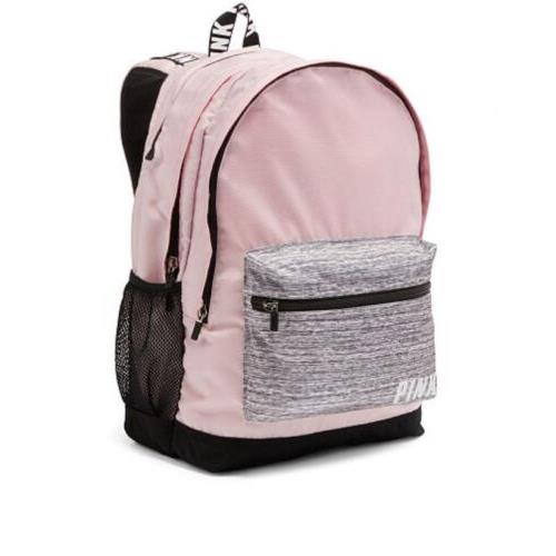 Victoria Secret`s Pink Campus Backpack Cherub Pink/grey Marl