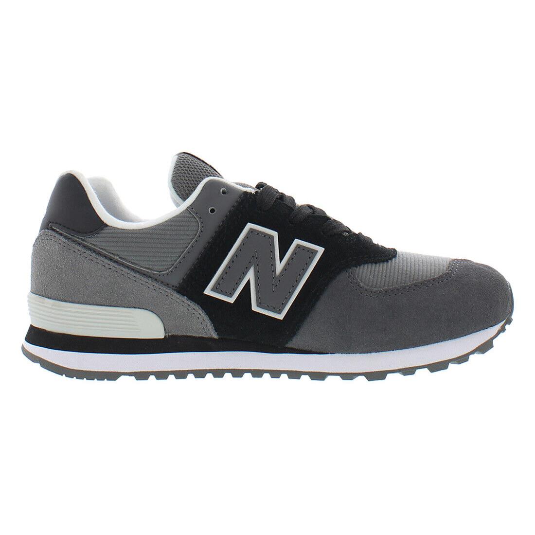 New Balance 574 Boys Shoes Size 11 Color: Grey/black/white