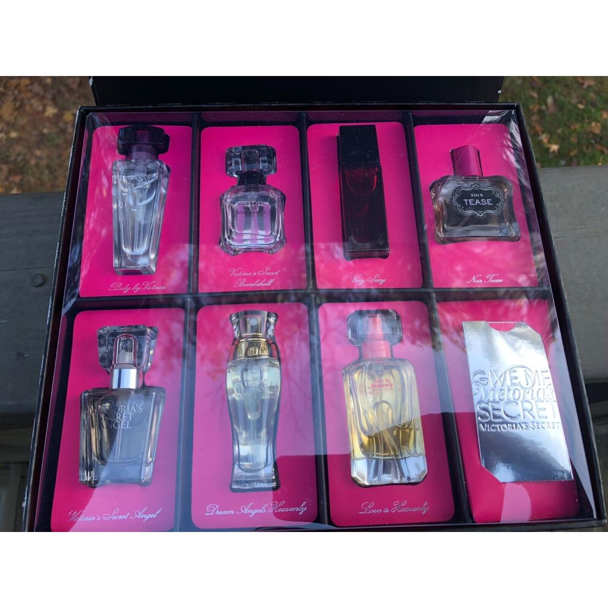 Victoria`s Secret Eau de Parfum Rare Gift Set 7 Scents .25 fl oz Each