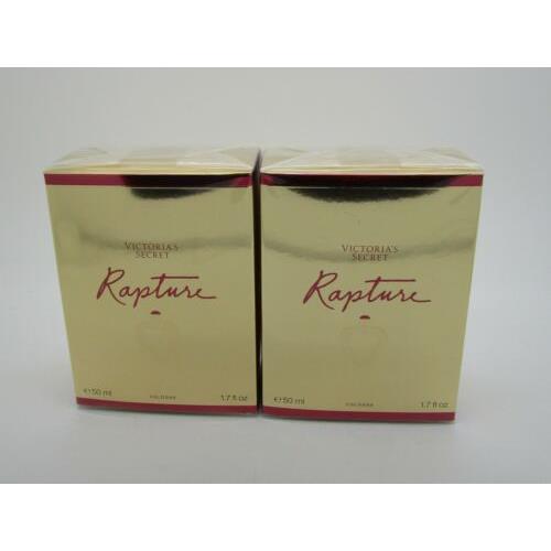 Victoria`s Secret Rapture Cologne 1.7 Oz. Each - Lot of 2