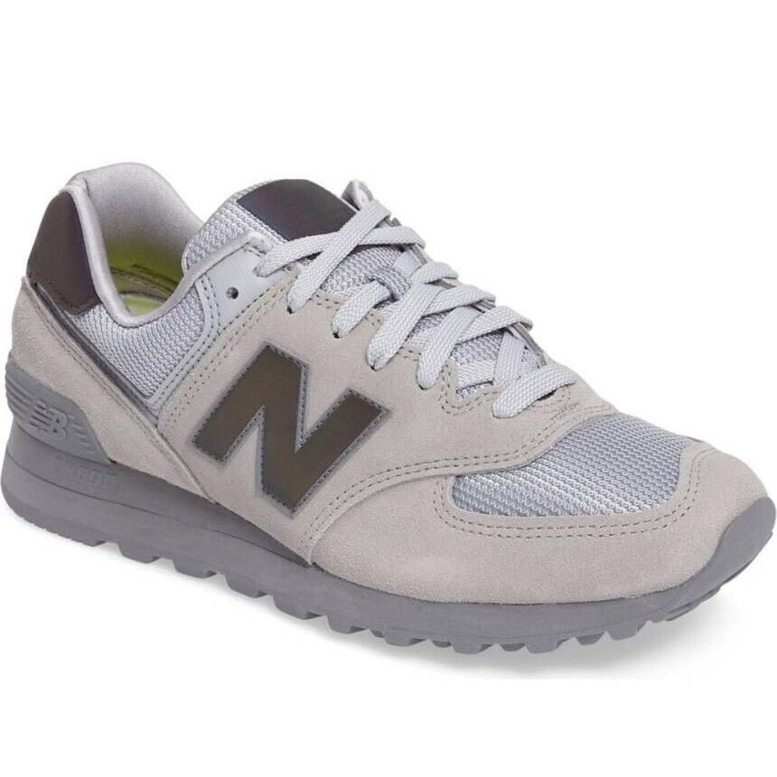 New Balance 229700 Kids `574 Urban Twilight` Gray Sneakers Size 12.5 Wide