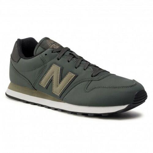 New Balance GM500LD1 Men`s Lifestyle sz 8 Trainers Lace Up Green Olive Width D