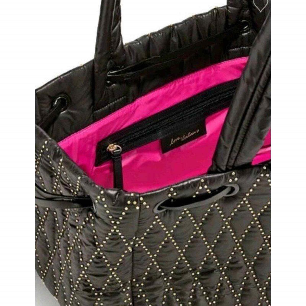 Victoria`s Secret Quilted Studded Glam Rock Tote Handbag