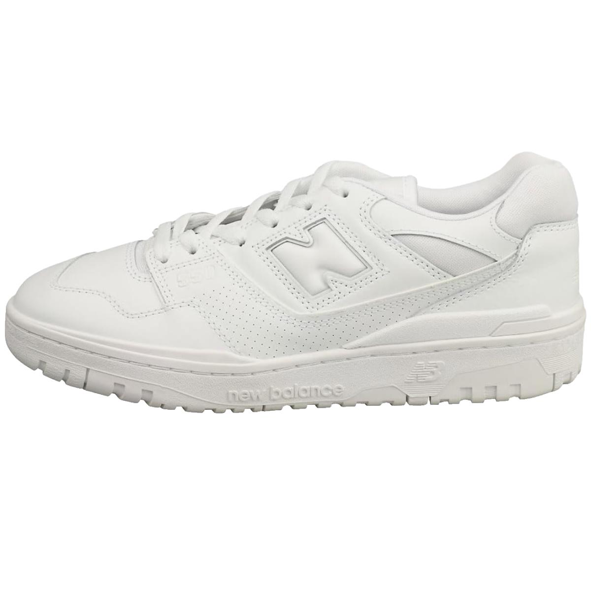 New Balance Men`s BB550 Sneakers White 9.5 Medium US