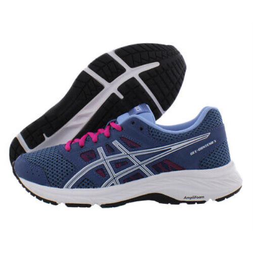 Asics Gel-contend 5 Wide Womens Shoes Size 5 Color: Grand Shark/white
