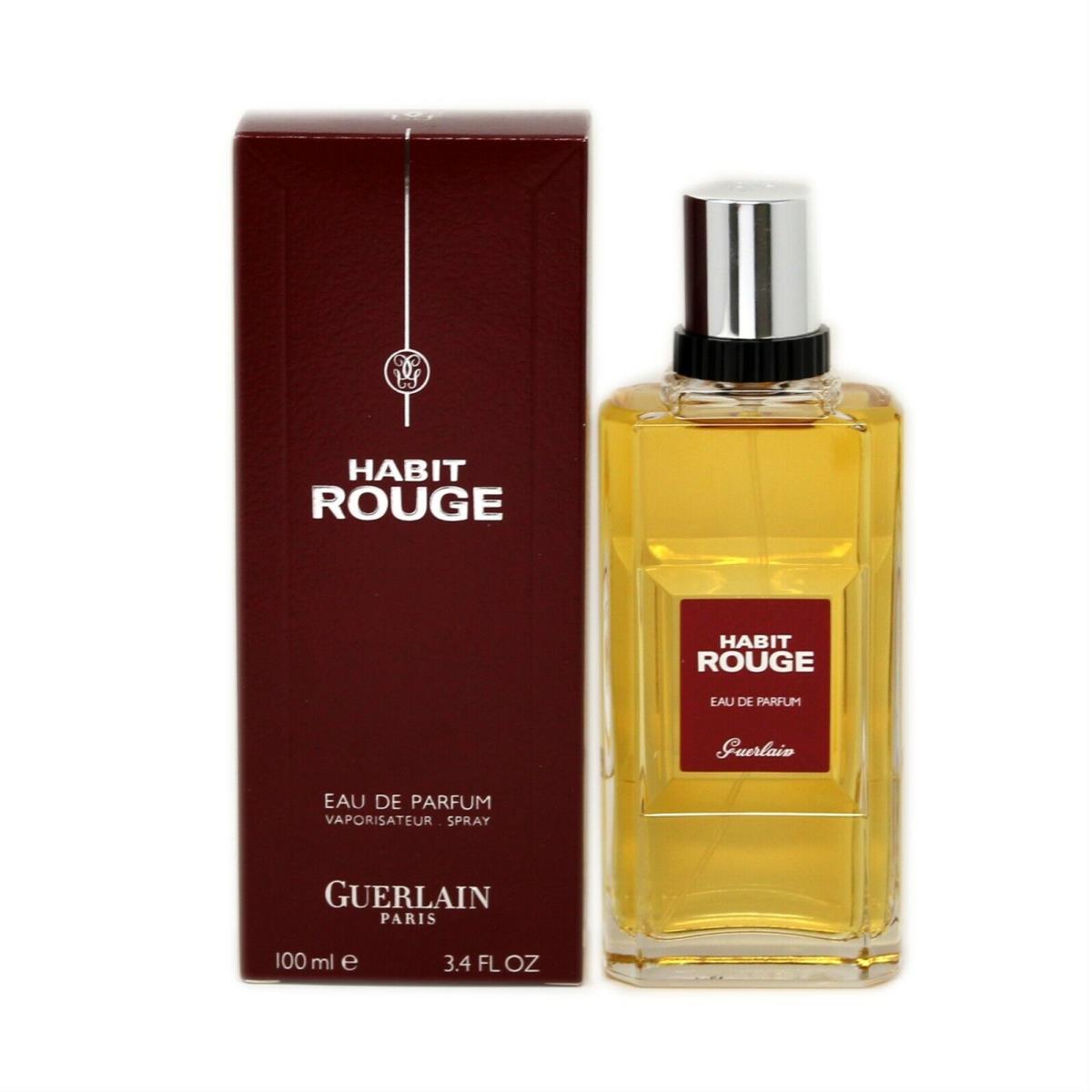 Guerlain Habit Rouge Eau DE Parfum Spray 100 ML/3.3 Fl.oz
