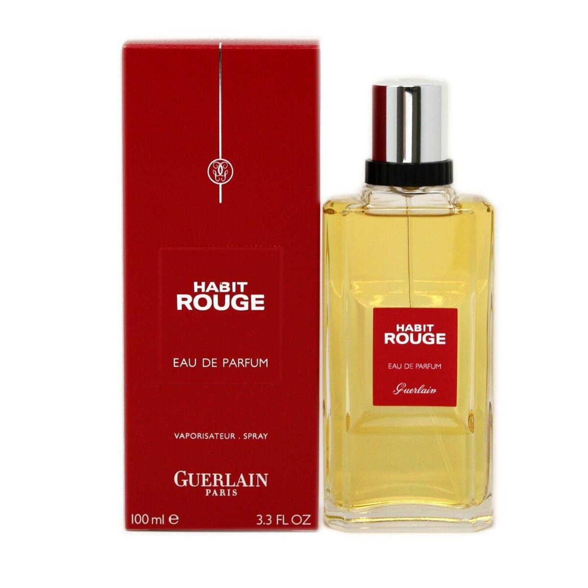 Guerlain Habit Rouge Eau DE Parfum Spray 100 ML/3.3 Fl.oz. N/p