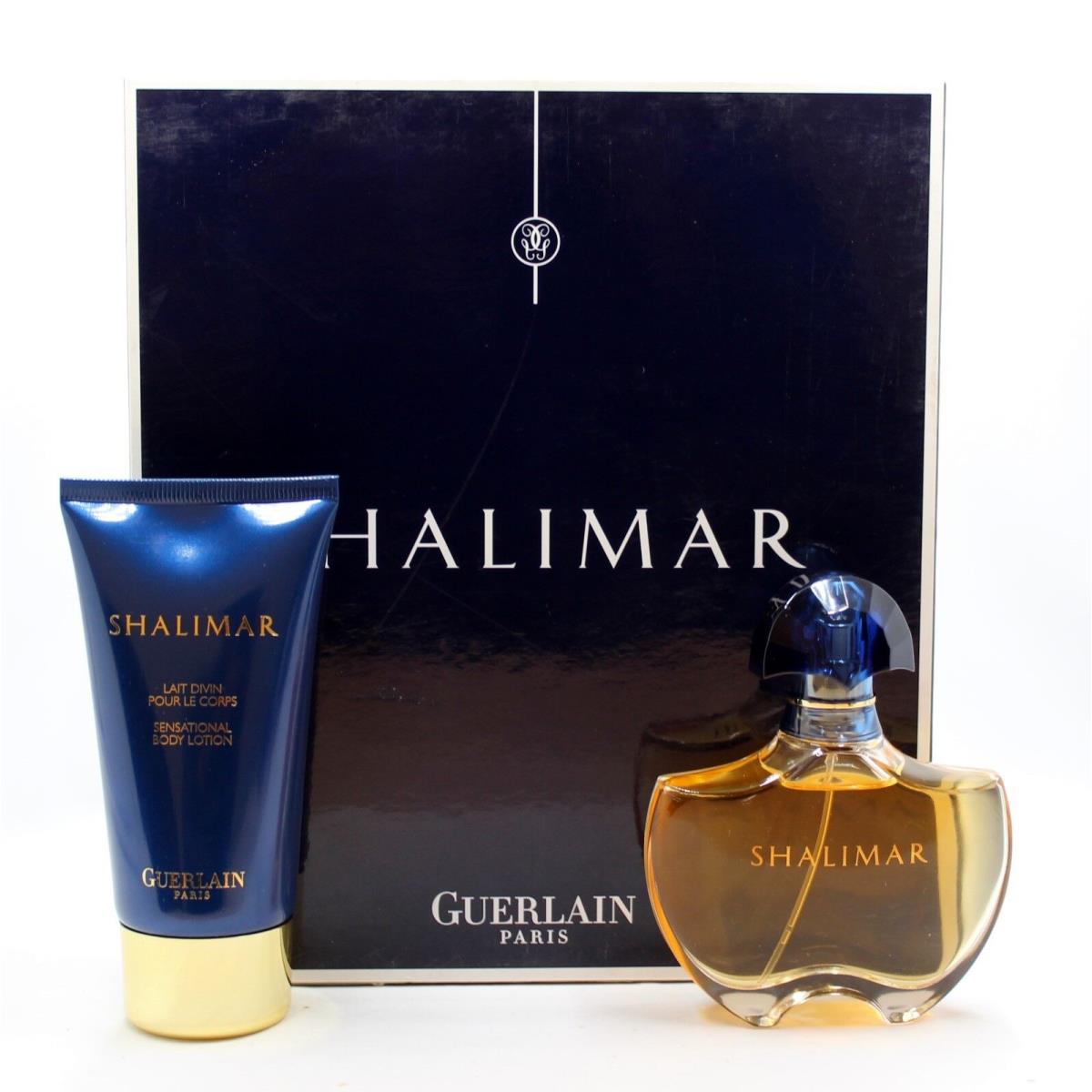 Guerlain Shalimar 2 Piece Gift Set Eau DE Parfum Spray 50ML NIB-GU11306