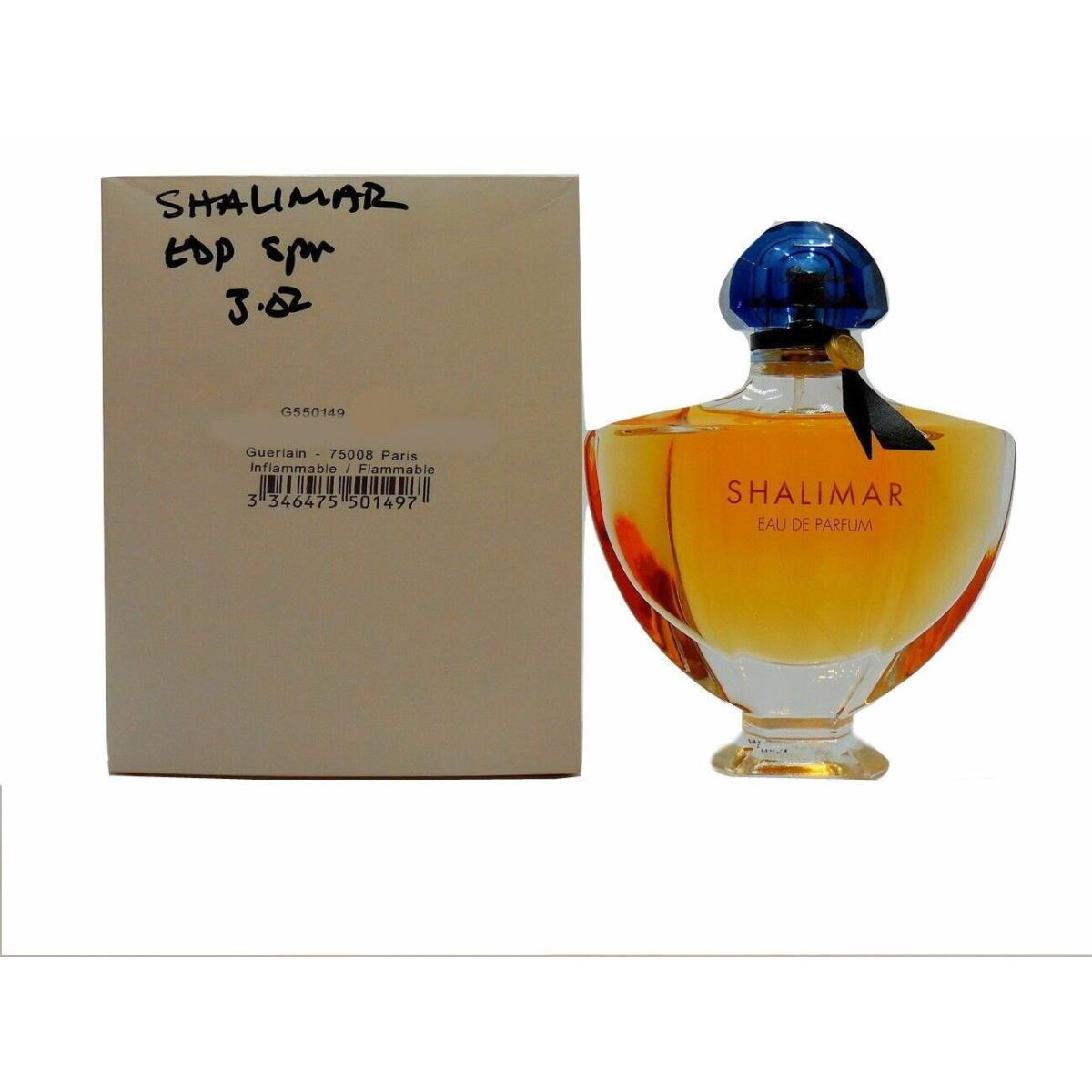 Shalimar BY Guerlain Eau DE Parfum Spray 90 ML / 3.OZ. T