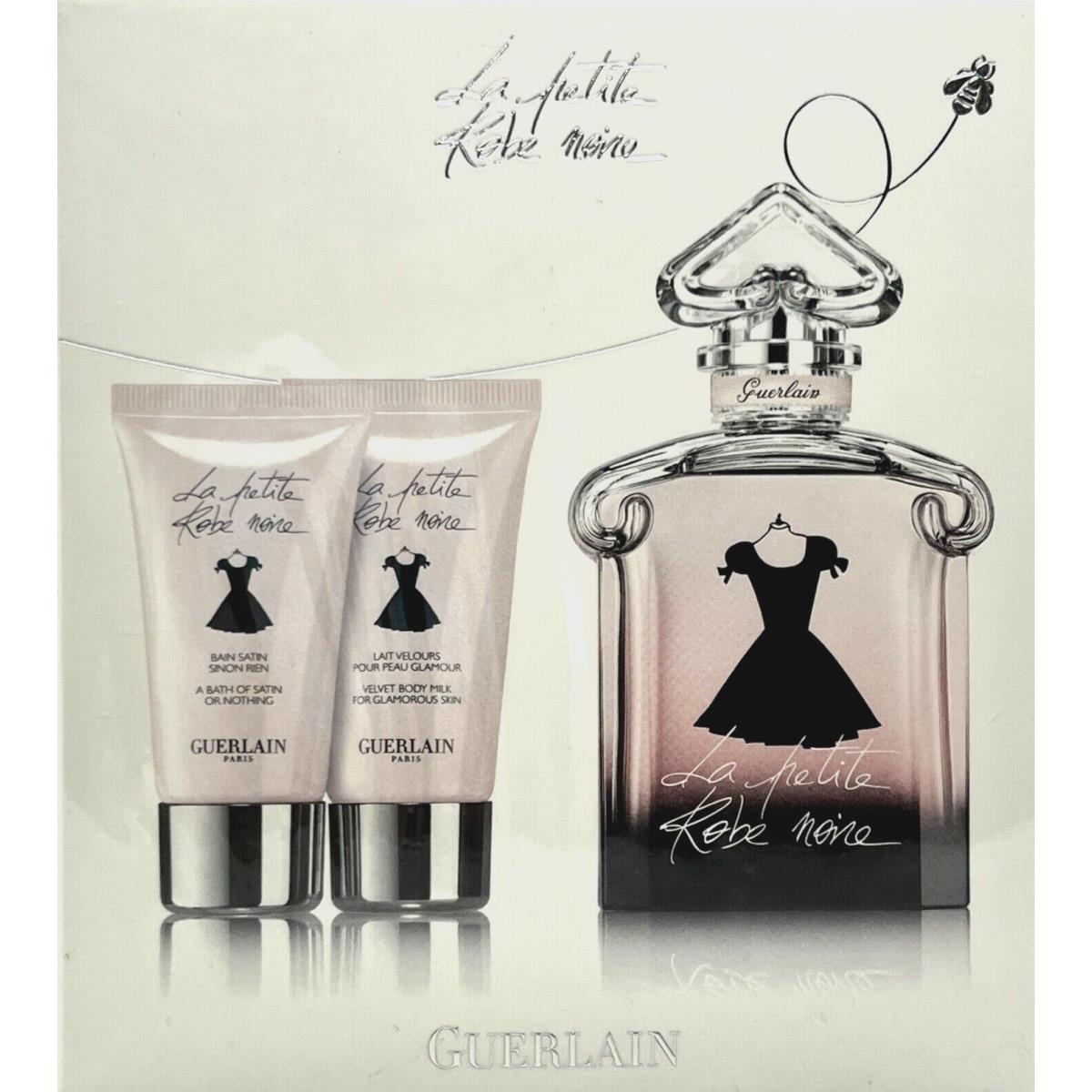 Guerlain LA Petite Robe Noire 3 Pcs Gift Set For Women Edp 3.3 Oz Item