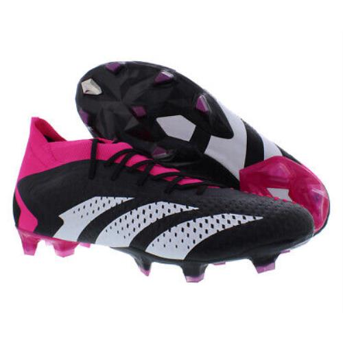 Adidas Predator Accuracy.1 FG Unisex Shoes - Black/Pink, Main: Black