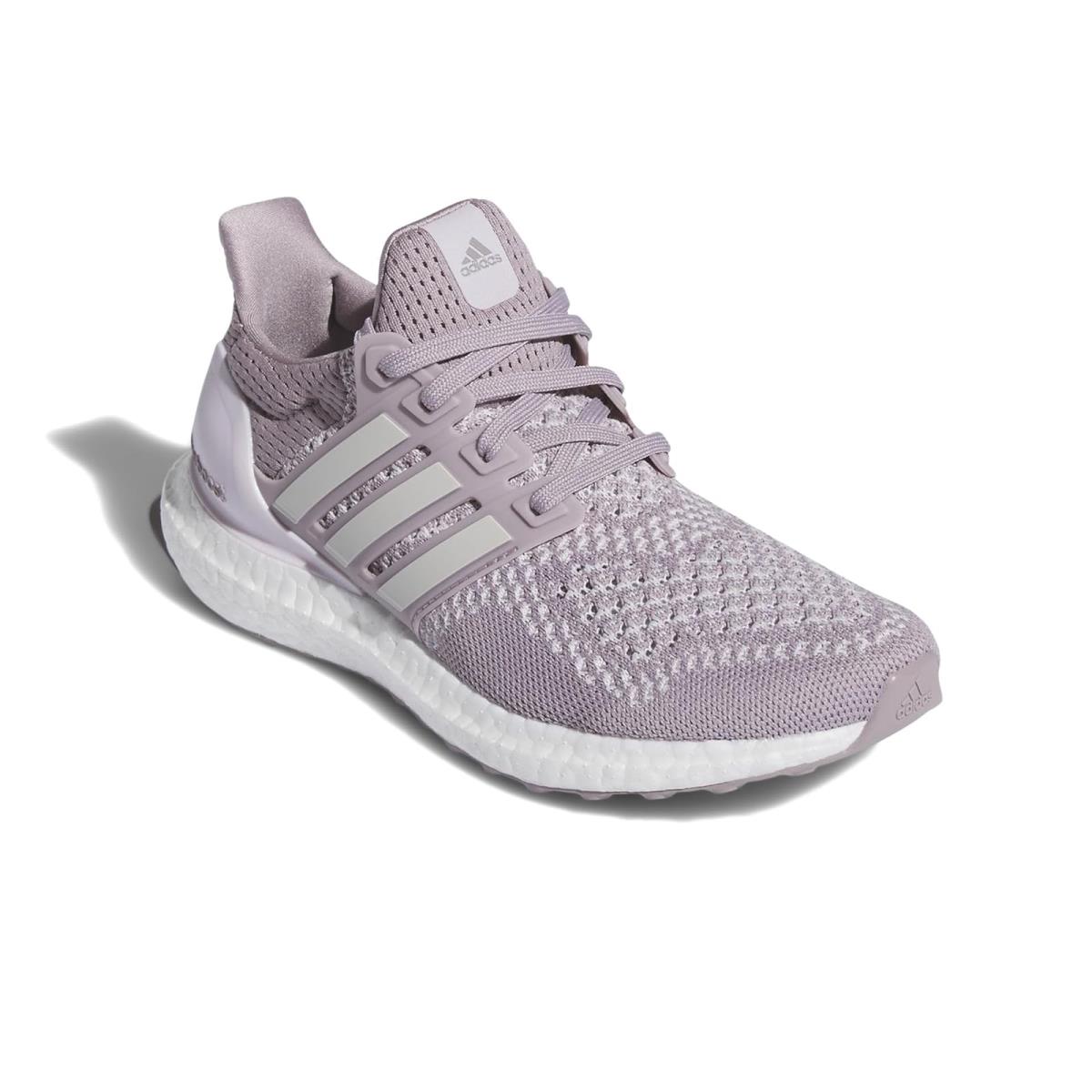 Girl`s Sneakers Athletic Shoes Adidas Kids Ultraboost 1.0 Big Kid - Preloved Fig/Grey/Almost Pink