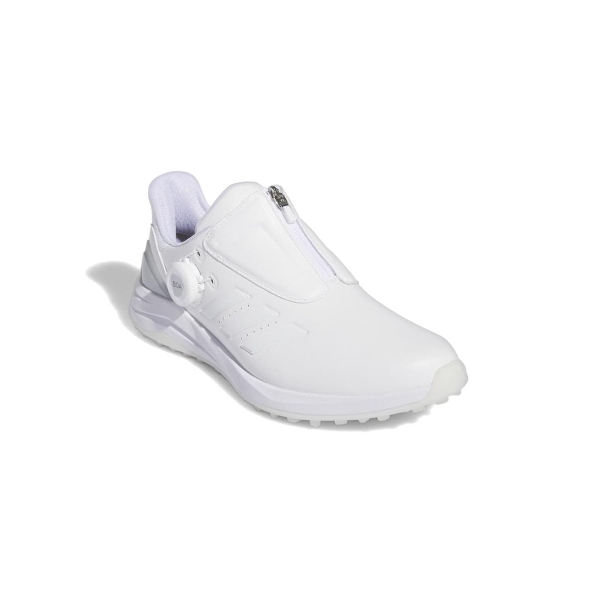 Woman`s Sneakers Athletic Shoes Adidas Golf Solarmotion Boa 24 Footwear White/Footwear White/Silvermet