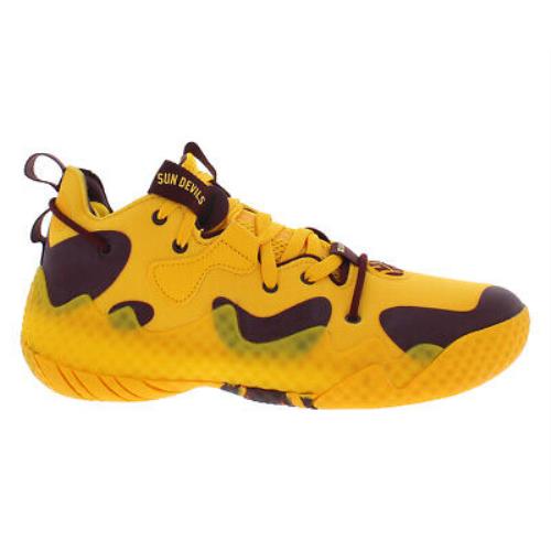Adidas Sm Harden Vol 6 Unisex Shoes - Yellow/Burgundy, Main: Yellow