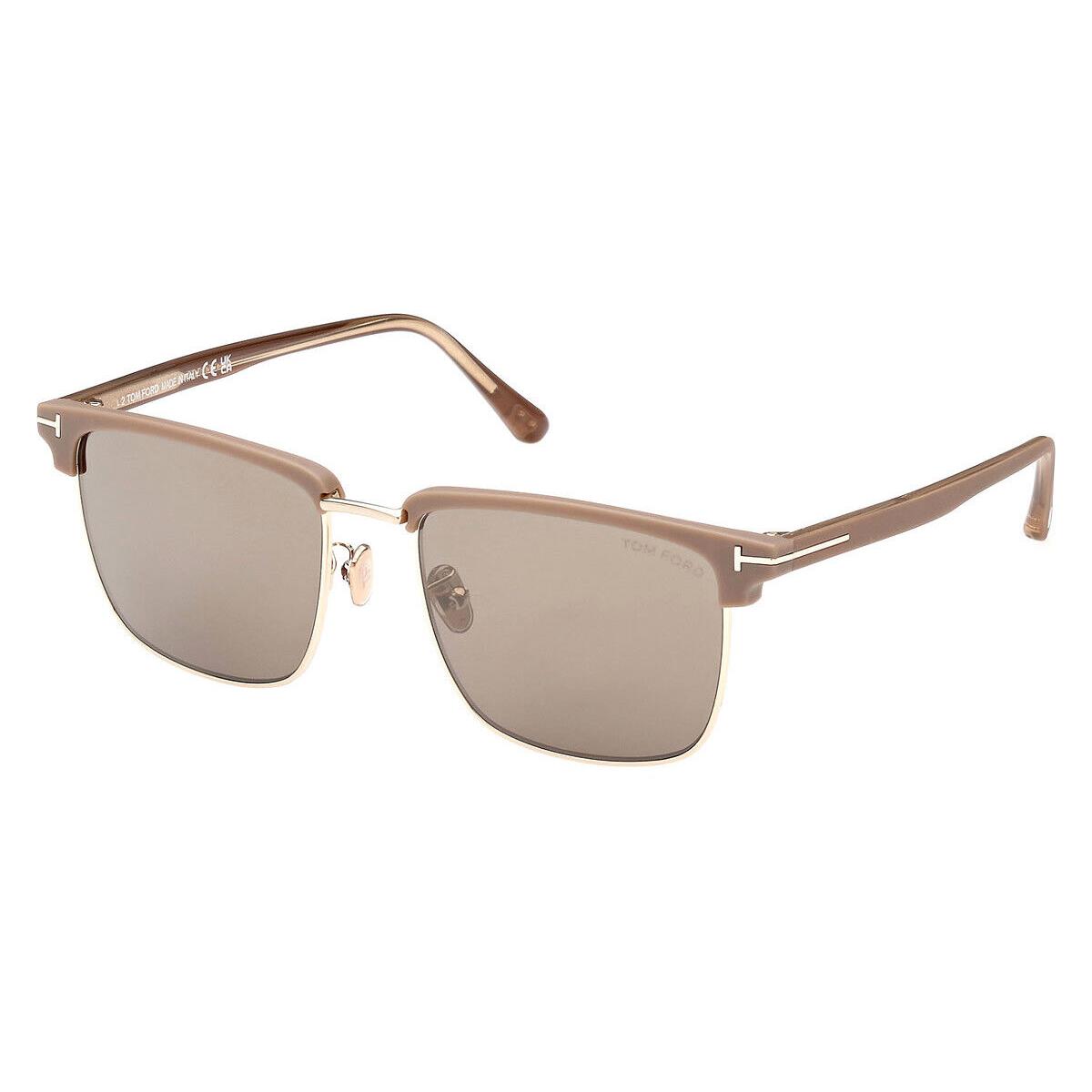 Tom Ford FT0997-H Hudson-02 Sunglasses Men Square 55mm