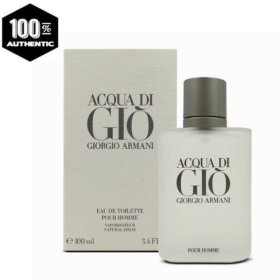 Acqua DI Gio by Giorgio Armani For Men Cologne 3.4 oz Edt Spray