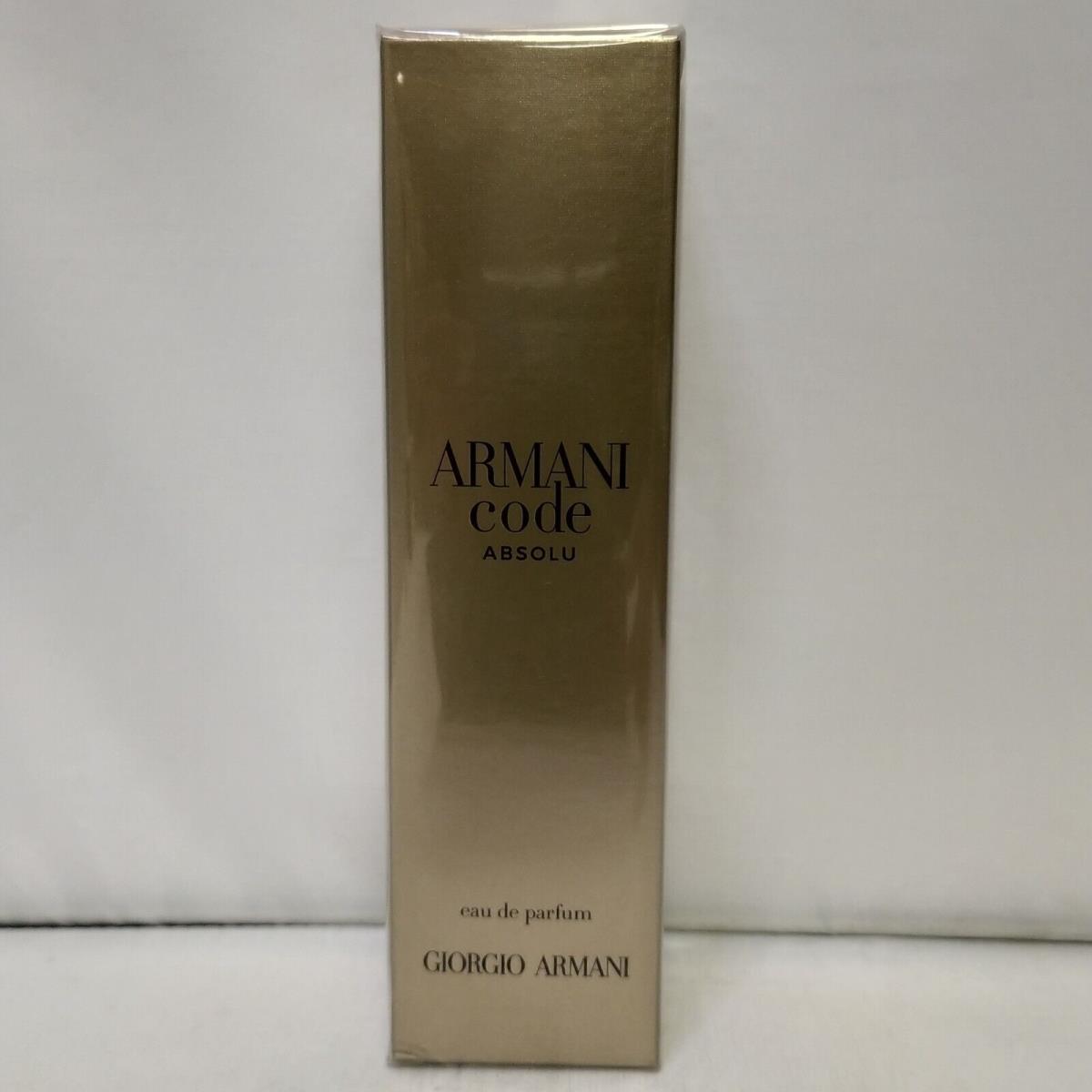 Armani Code Absolu Women Giorgio Armani Eau de Parfum Spray 2.5 oz