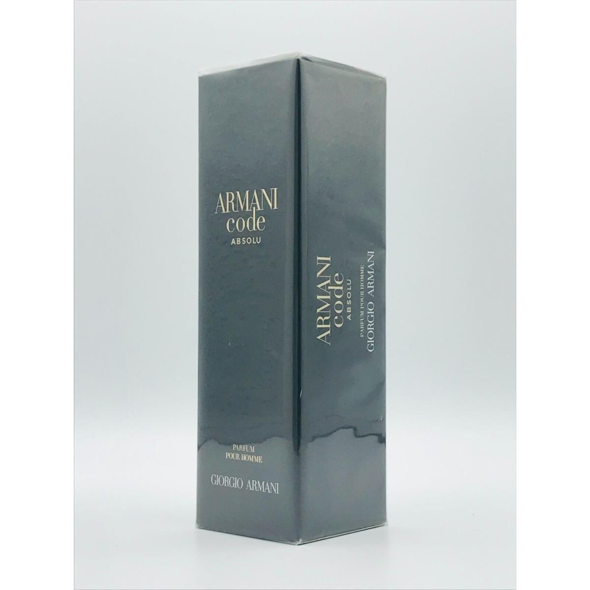 Armani Code Absolu By Giorgio Armani Men Parfum Spray 3.7 oz 110 ml