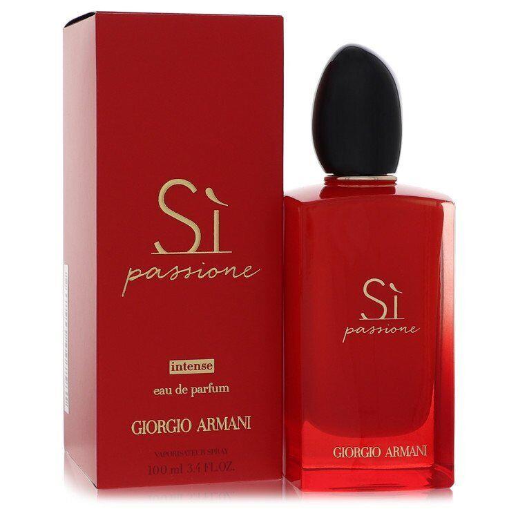 Armani Si Passione Intense by Giorgio Armani Eau De Parfum Spray 3.4 oz For