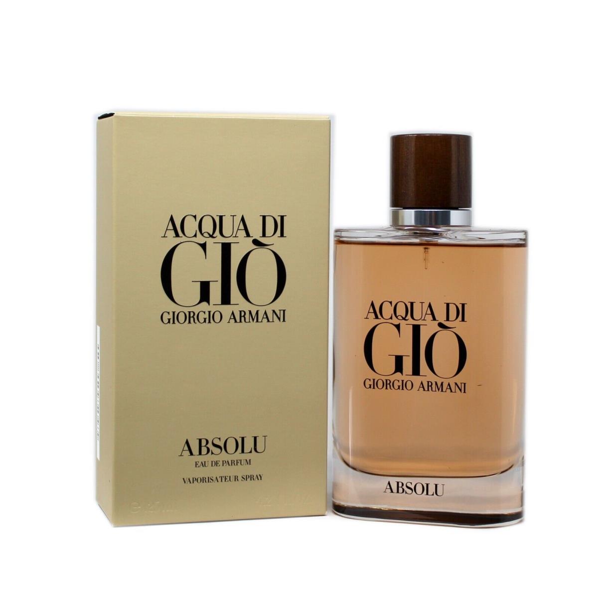 Giorgio Armani Acqua DI Gio Absolu Eau DE Parfum Spray 125 ML/4.2 Fl.oz