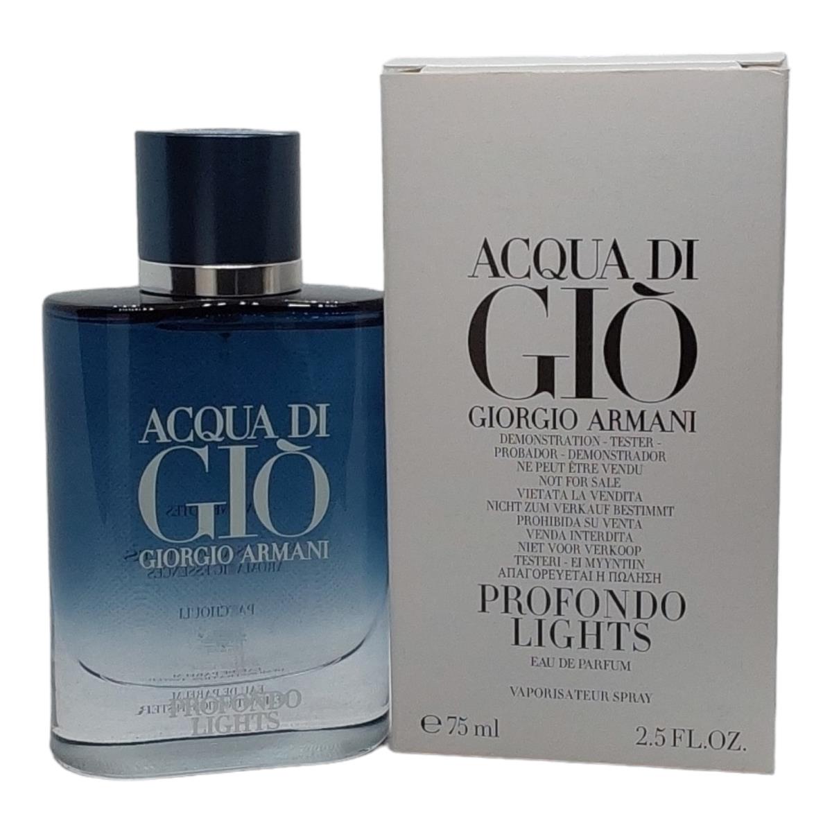 Giorgio Armani Acqua Di Gio Profondo Lights Eau De Parfum Spray 2.5 oz 75 ml Men