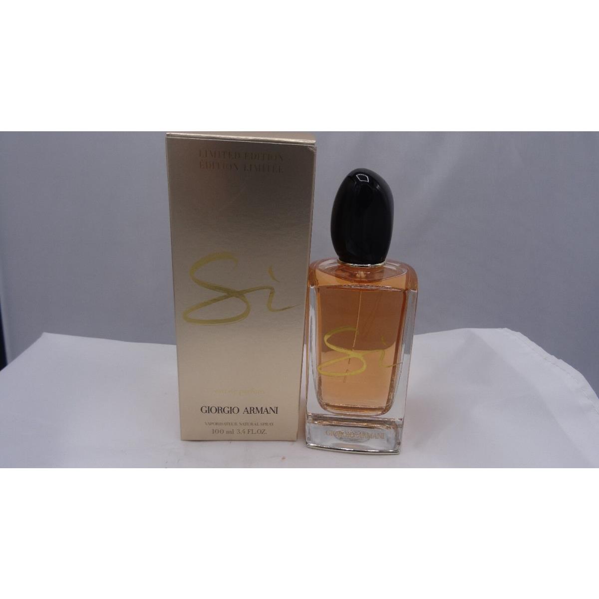 Si By Giorgio Armani Eau De Parfum Spray 3.3/ 3.4 Oz Limited Edition Boxed