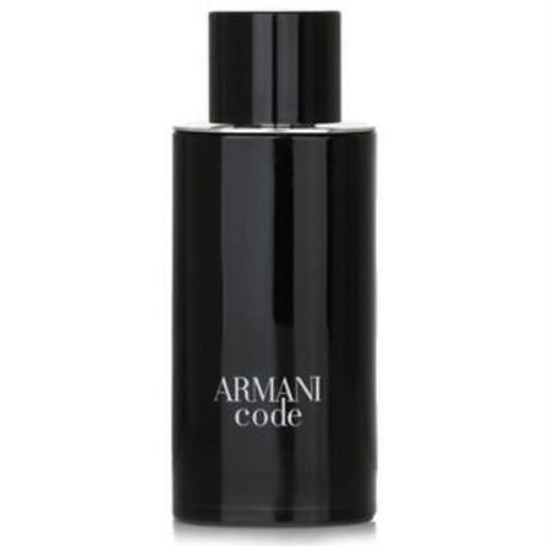 Giorgio Armani Men`s Armani Code Edt Spray Refillable 4.2 oz Fragrances