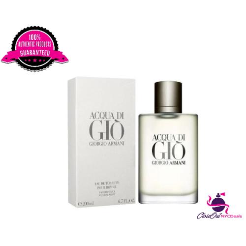 Acqua Di Gio by Giorgio Armani Cologne For Men 6.7 oz / 200 ml Edt Spray