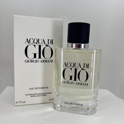 Acqua Di Gio Eau de Parfum by Giorgio Armani 75ml / 2.5oz Men s Edp Spray Cologn