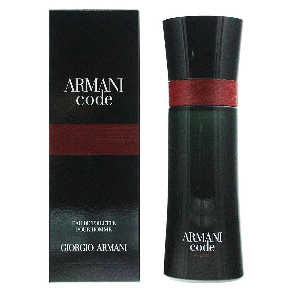 Armani Code A-list by Giorgio Armani For Men 2.5 oz / 75 ml Edt Spray