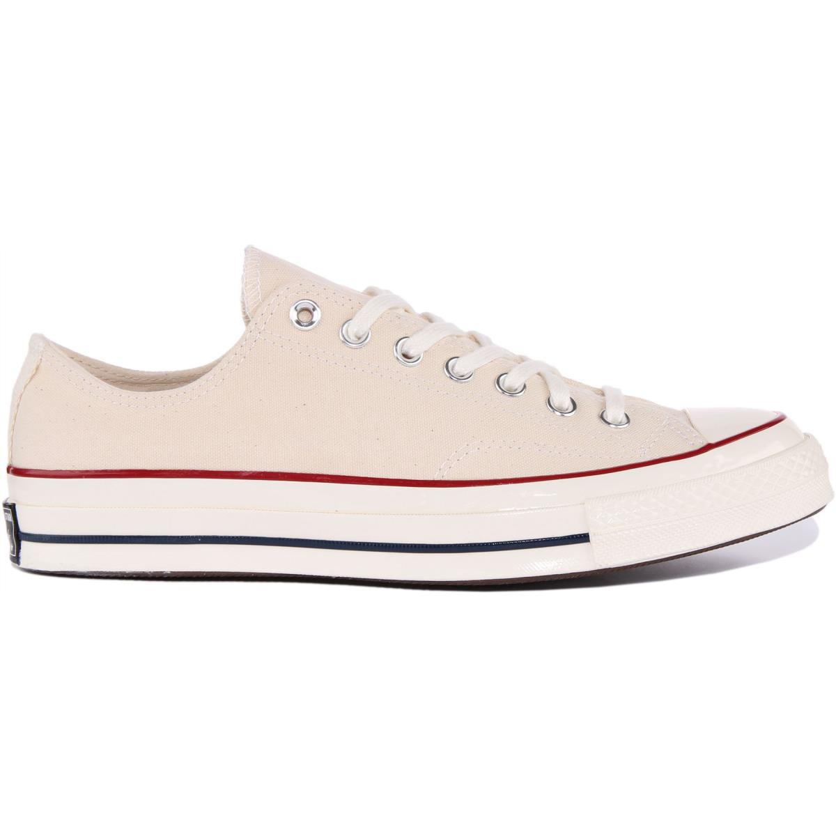 Converse 162062C Chuck 70s Ox Unisex Low Canvas Sneaker In Beige Size US 7 - 12