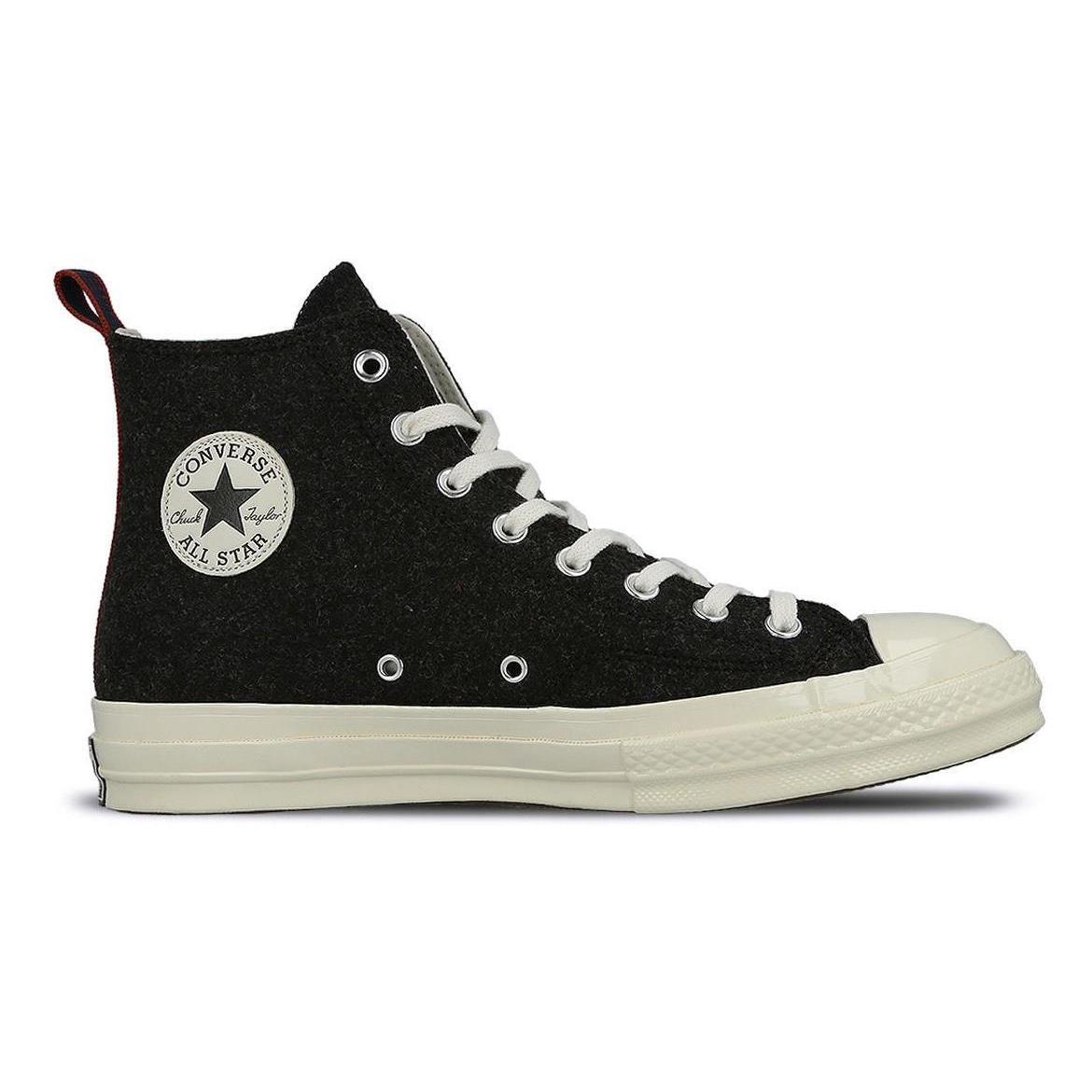 Men`s Converse Chuck Taylor All Star 70 High Black/egret Fashion Casual 157481C - Black/Egret