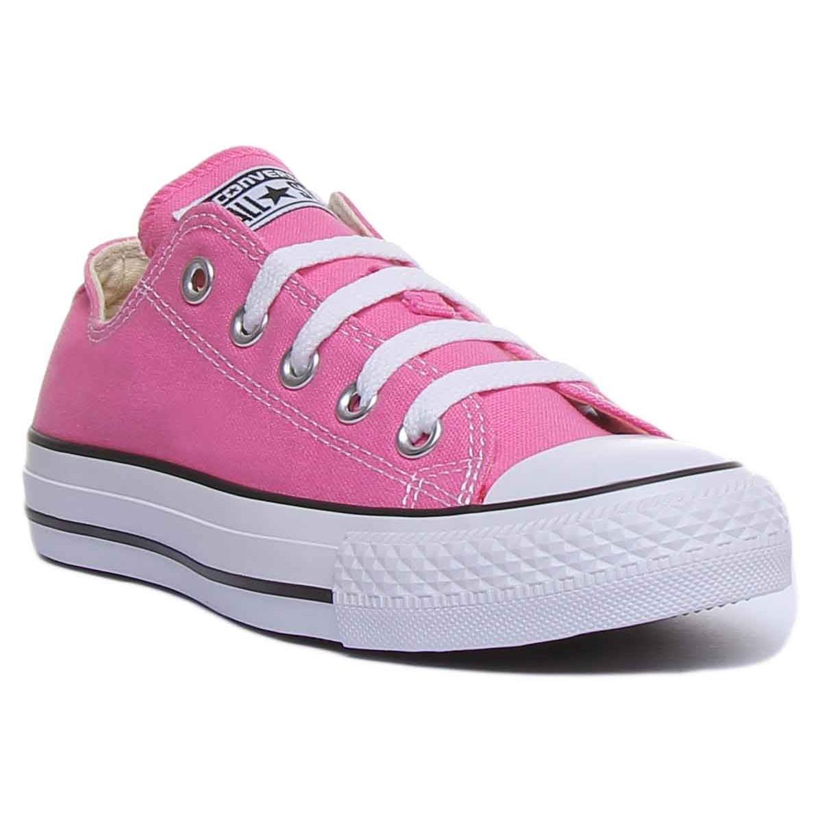 Converse All Star Ox All Star Ox Core 3-7 Charcoal In Charcoal Size US 5 - 11 Pink