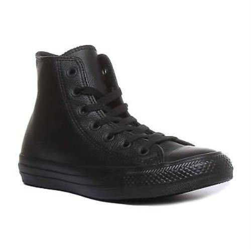 Converse 135251 Ct As Hi Unisex Leather Sneakers In Black Size US 3 - 12