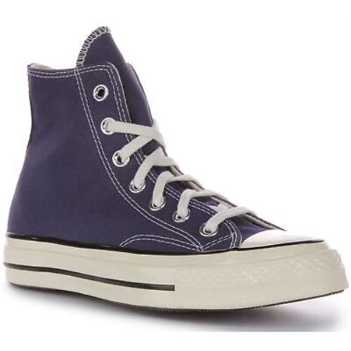 Converse A04589C Chuck 70 Vintage Canvas Lace Up Trainer Navy US 3 - 12