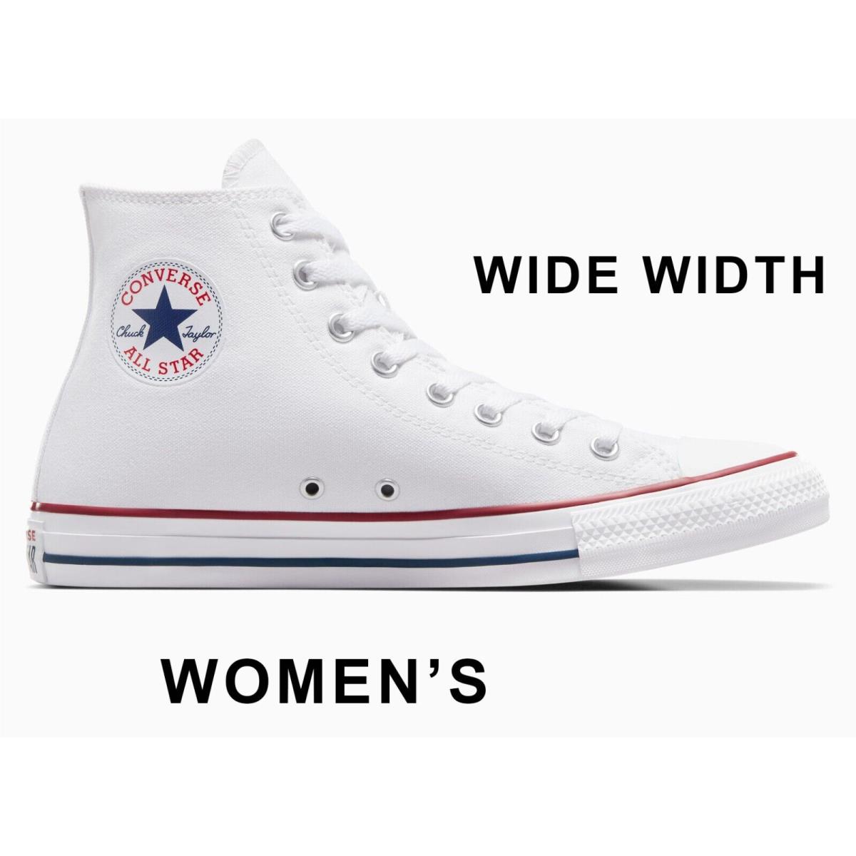 Converse Women s Chuck Taylor All Star High Top Sneaker Canvas Upper Wide Width SporTipTop