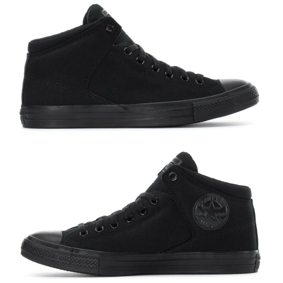 Converse Mens Chuck Taylor All Star High Street High Top Sneaker - Black