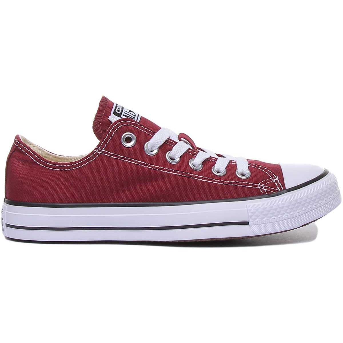 Maroon converse size 5 on sale