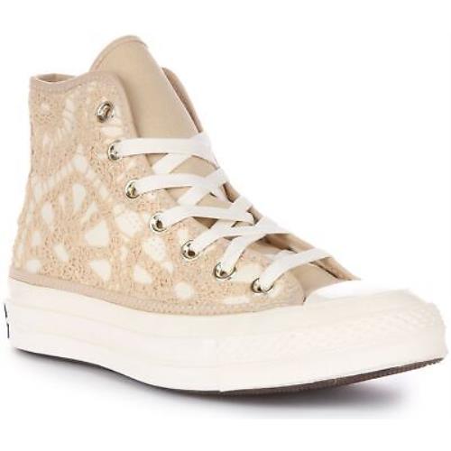 Converse A05005C Chuck 70 Daisy Cord Floral Trainer Taupe US 4 - 13