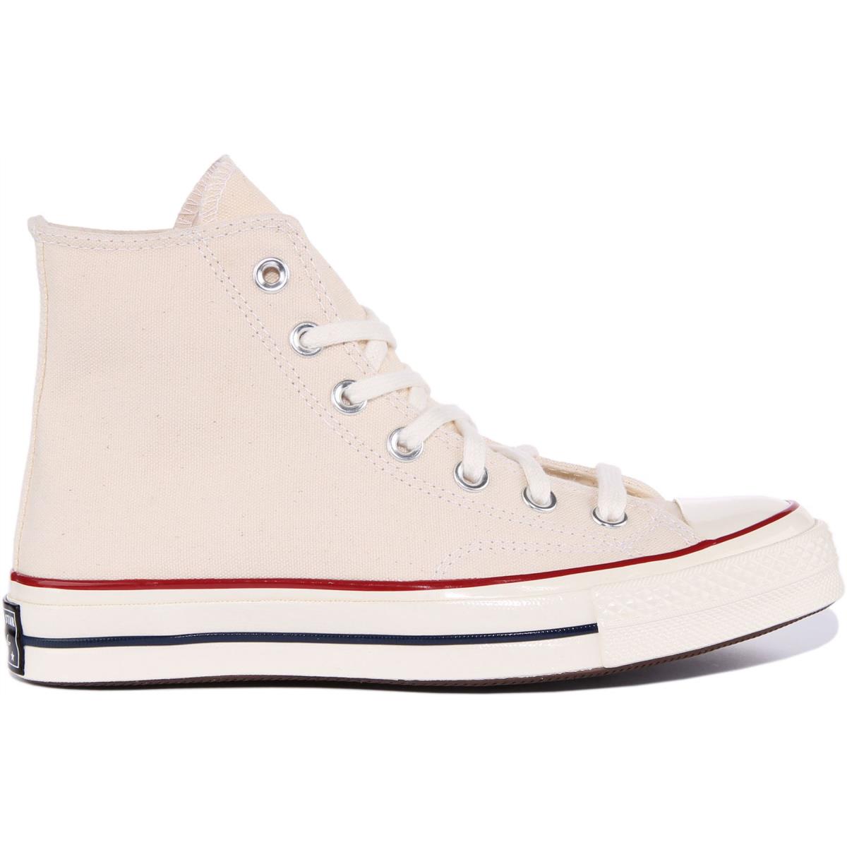 Converse 162053C Chuck 70s Hi Unisex Canvas Sneakers In Beige Size US 3 - 12 BEIGE