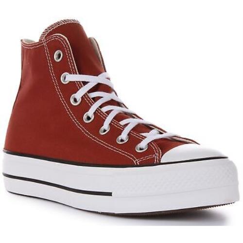 Converse A06896C All Star Lift Platform Ritual Brown Womens US 5 - 10 - BROWN