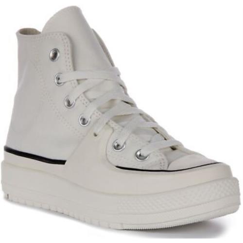 Converse A02832C Chuck Taylor All Star Construct 80s White US 5 - 10 - WHITE