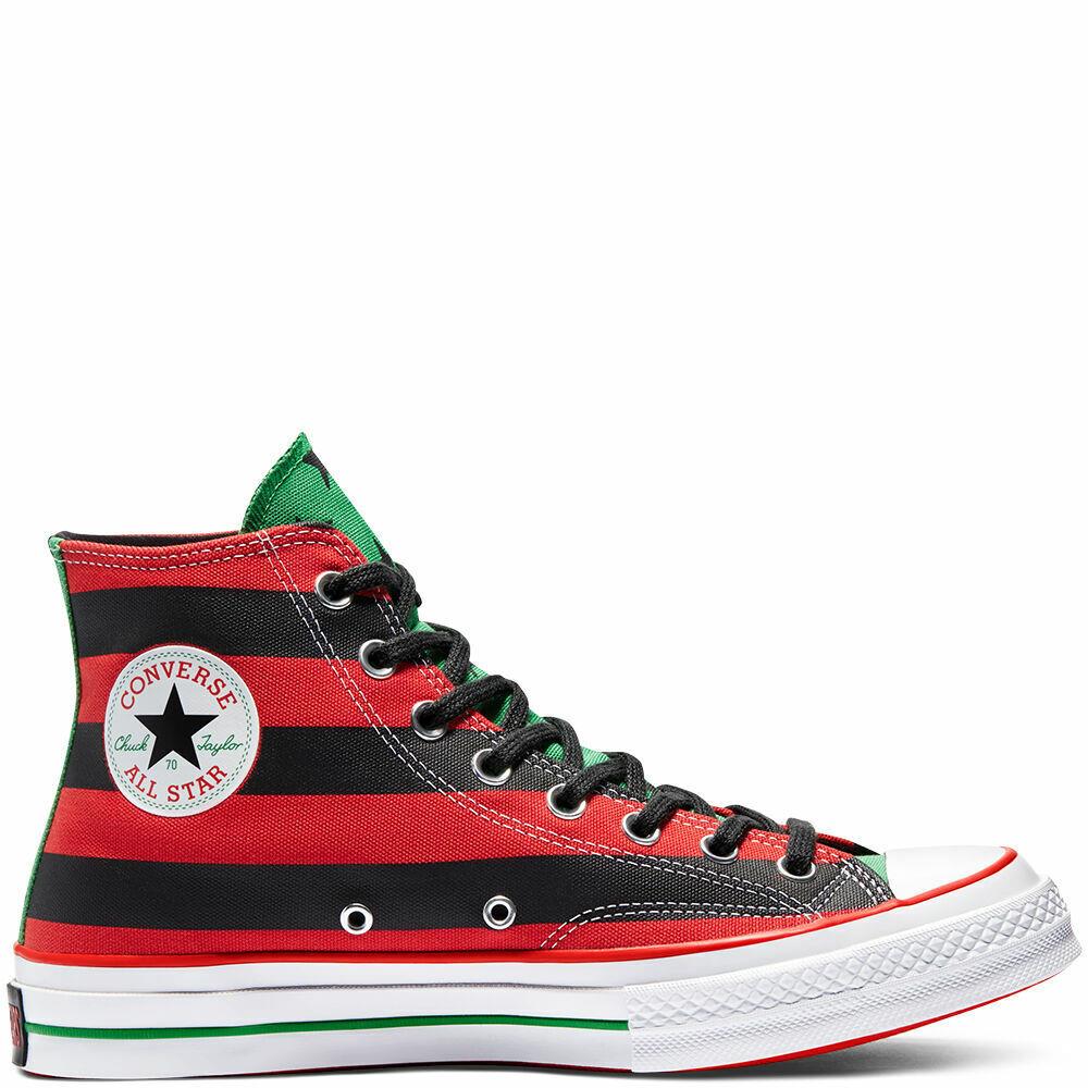 Converse x Denim Tears Chuck 70 High Top Black Beauty/fiery Red 169890C