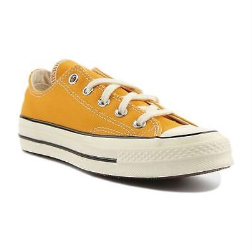 Converse 162063 Chuck 70 Ox Sunflower Unisex Sneakers In Mustard Size US 3 - 12