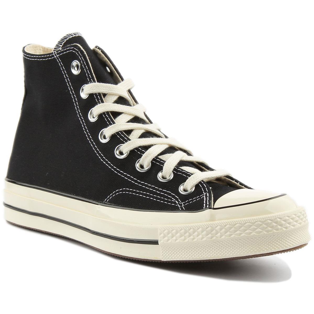 Converse 162050C Chuck 70s Hi Unisex Canvas Sneakers In Black Size US 3 - 12 BLACK